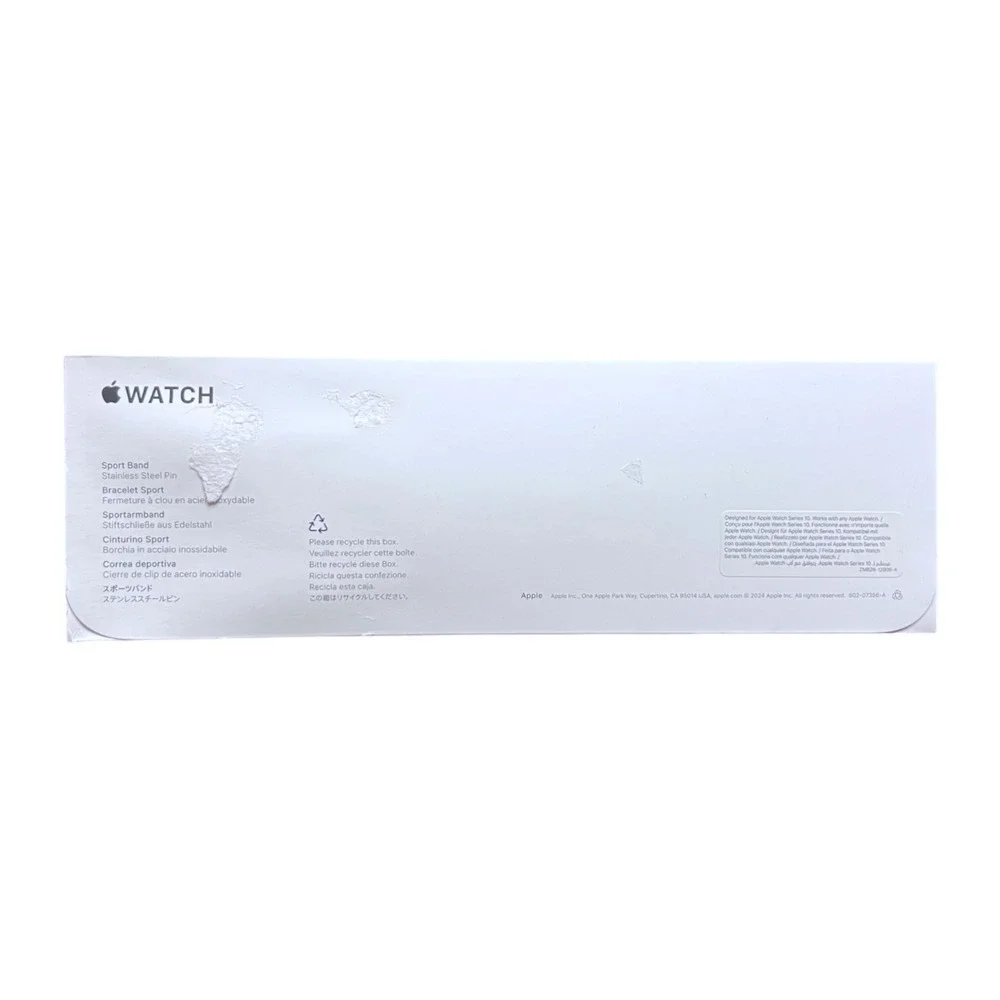 Apple Watch Sport Band 40mm Starlight Off White S M New Sealed OEM Genuine Apple